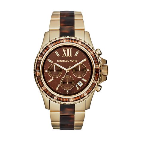 michael kors horloge dames lederen band|Horloges met leren bandje .